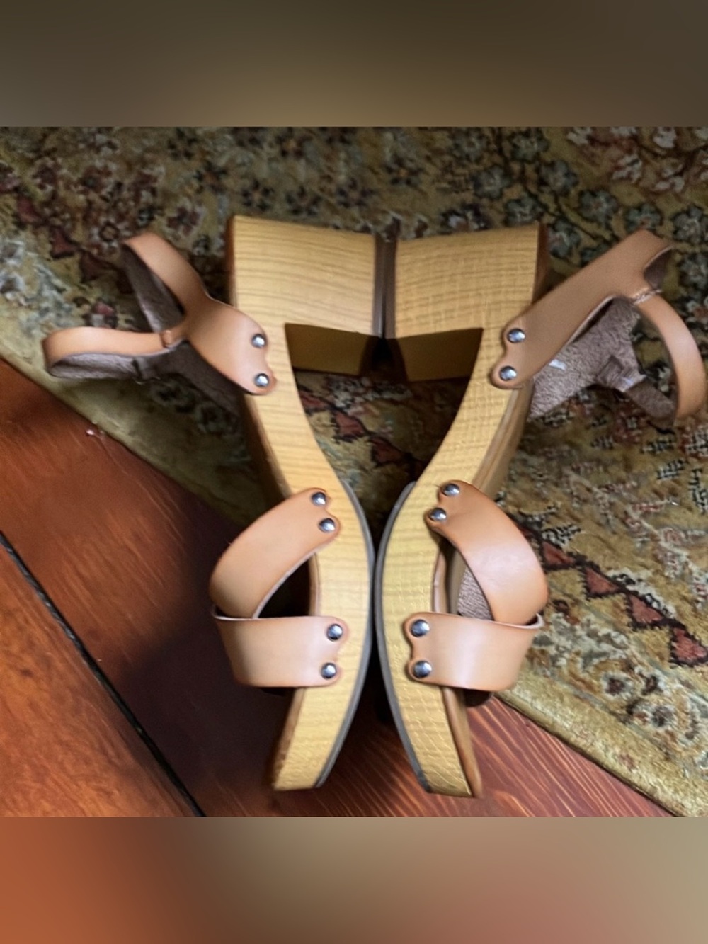 Altar’d State Navia Heels Light Brown Size 10 Excellent Condition